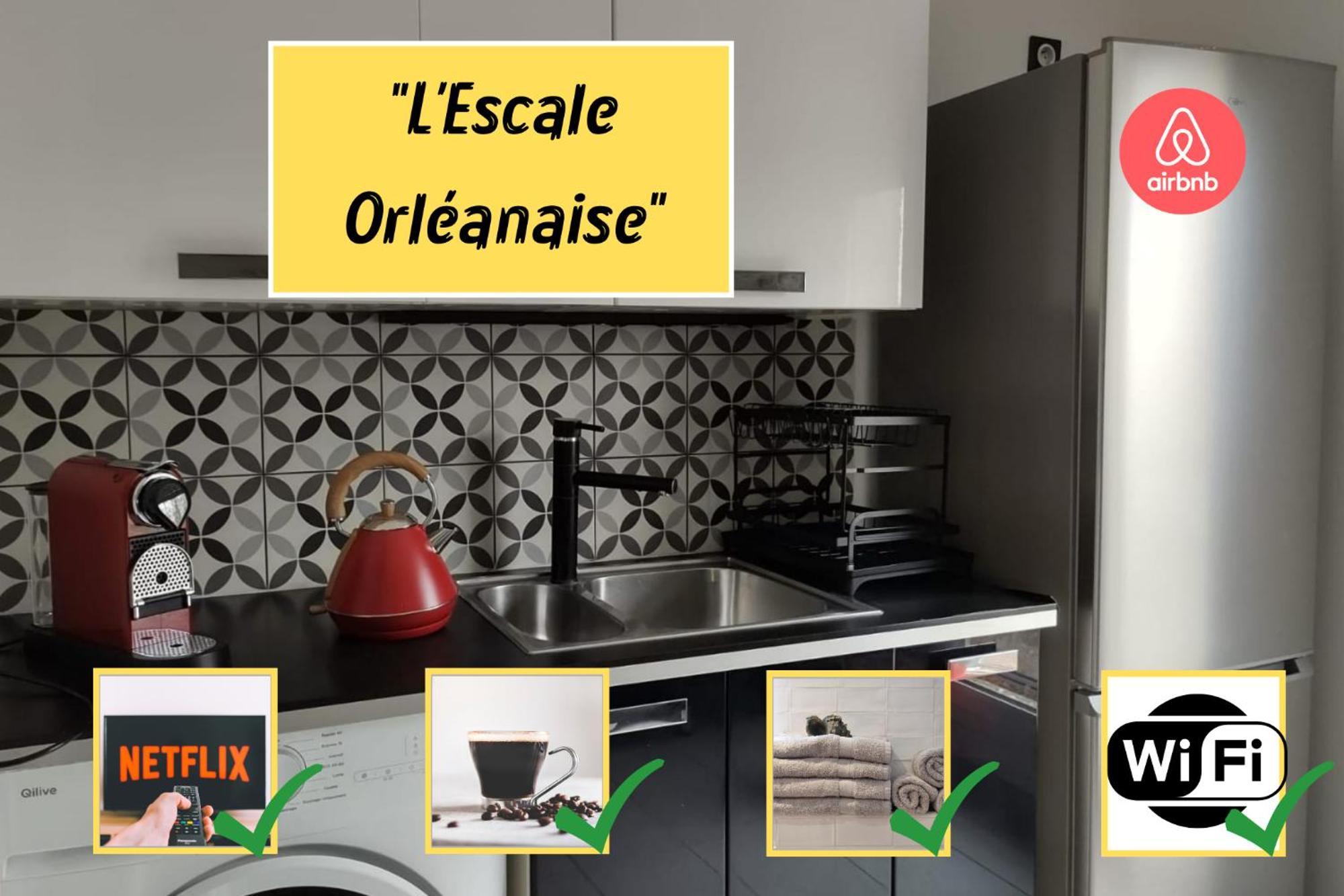 L'Escale Orleanaise Apartment Bagian luar foto